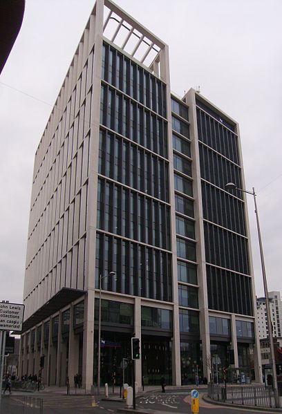 Admiral Insurance’s headquarters in Cardiff, Wales. Image courtesy of Seth Whales